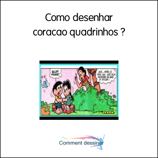 Como desenhar coração quadrinhos